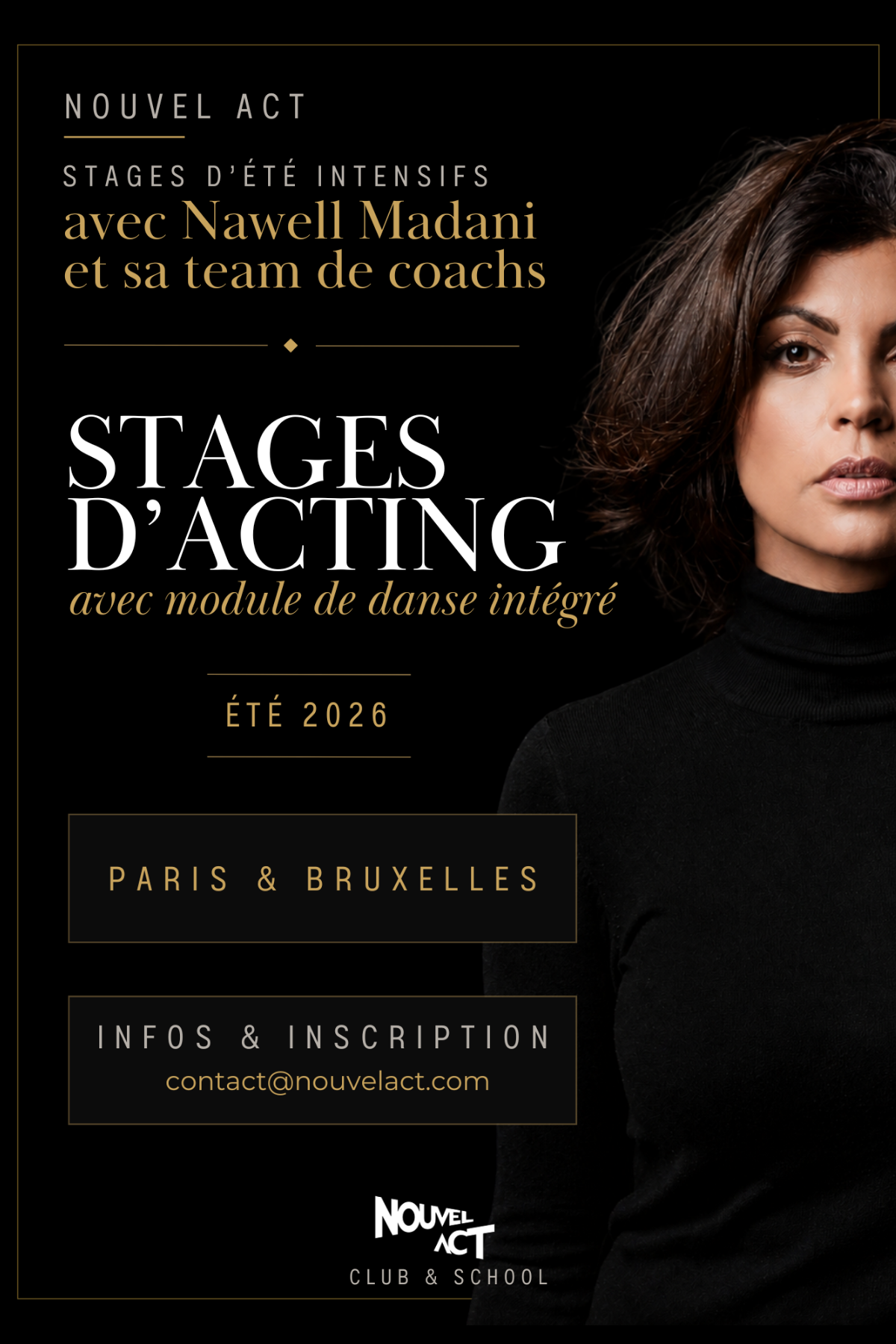 Stages intensifs acting et danse